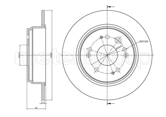 Brake Disc (23-1117C)