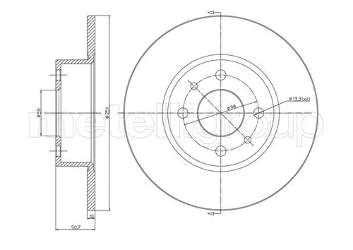 Brake Disc (23-0193C)