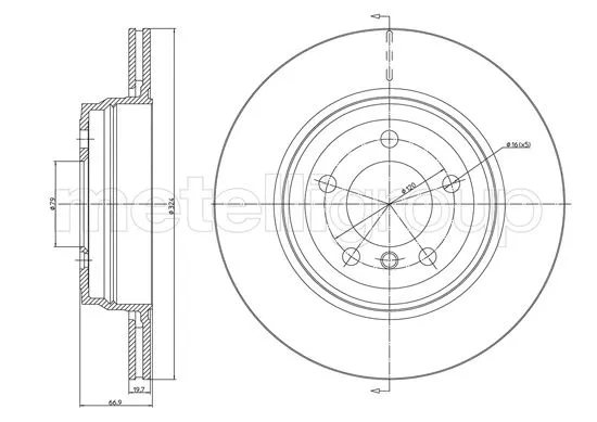 Brake Disc (23-1683C)