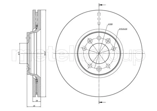 Brake Disc (23-0886C)