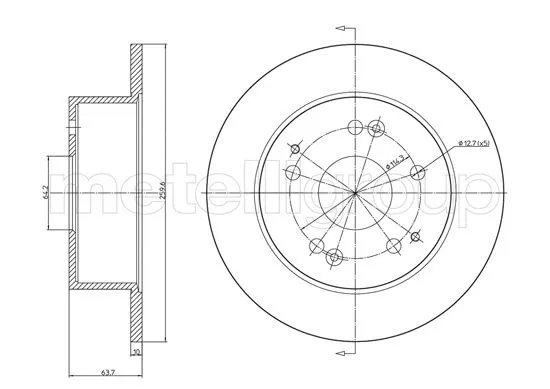 Brake Disc (23-1199C)