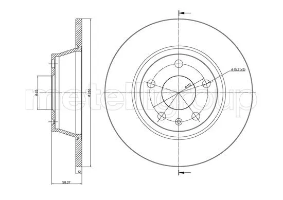 Brake Disc (23-1021C)