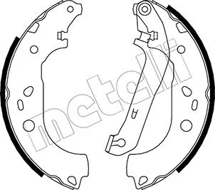 Brake Shoe Set (53-0142)