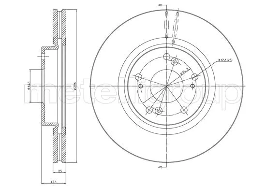 Brake Disc (23-1324C)