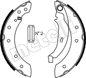 Brake Shoe Set (53-0350)