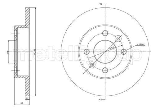Brake Disc (23-0082)