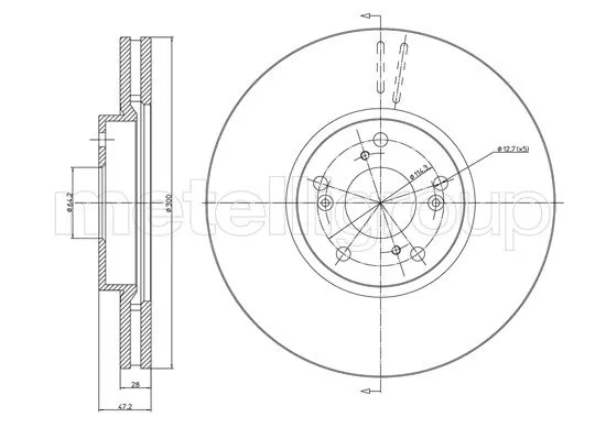 Brake Disc (23-1686C)