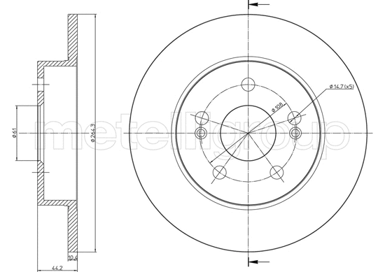 Brake Disc (23-1139C)