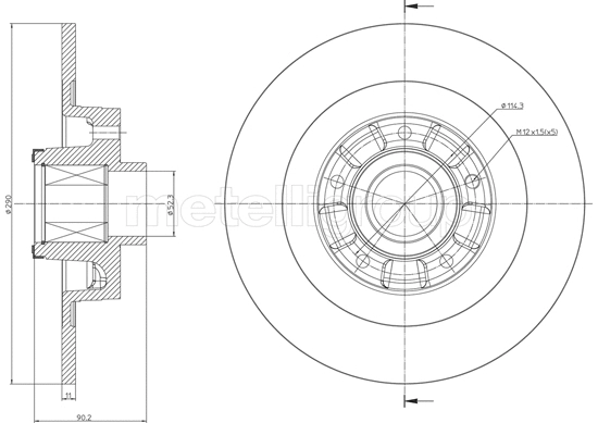 Brake Disc (23-1502)