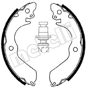 Brake Shoe Set (53-0258)