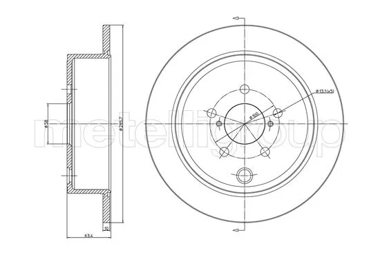 Brake Disc (23-1337C)