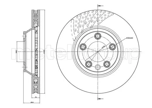 Brake Disc (23-0882C)