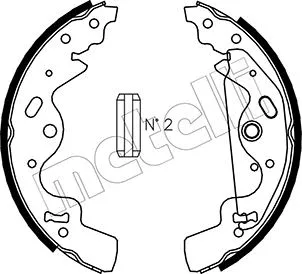 Brake Shoe Set (53-0370)