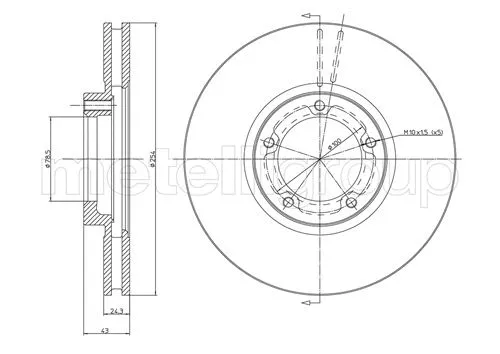 Brake Disc (23-0459)