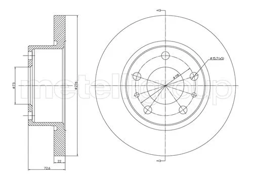 Brake Disc (23-0570)