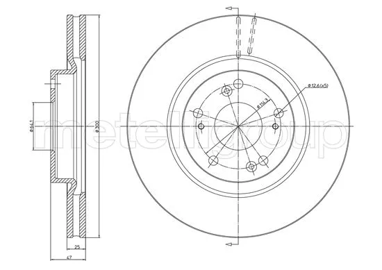Brake Disc (23-1356C)