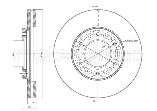 Brake Disc (23-1058C)