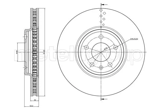 Brake Disc (23-1031C)