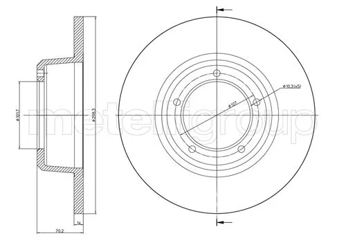 Brake Disc (23-0422)