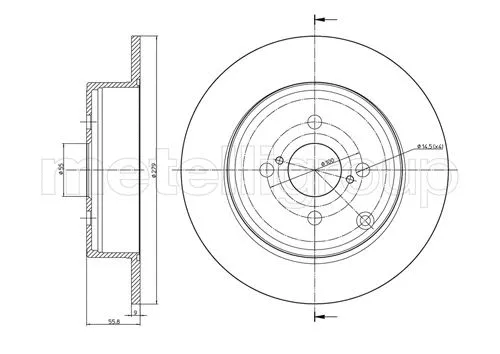 Brake Disc (23-0635C)