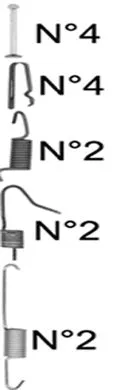 Accessory Kit, brake shoes (K436)