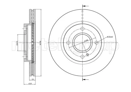 Brake Disc (23-0975C)