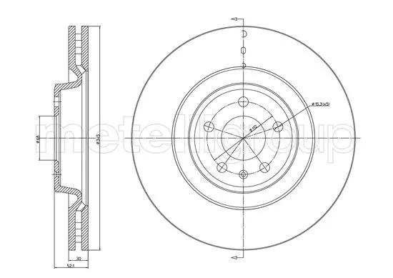 Brake Disc (23-1250C)