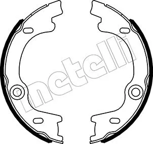 Brake Shoe Set, parking brake (53-0505)
