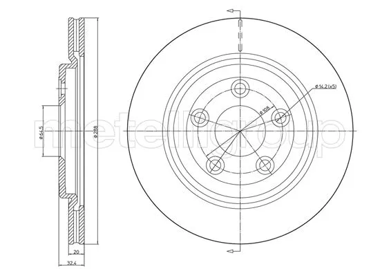 Brake Disc (23-1492C)