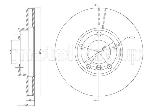 Brake Disc (23-0808)