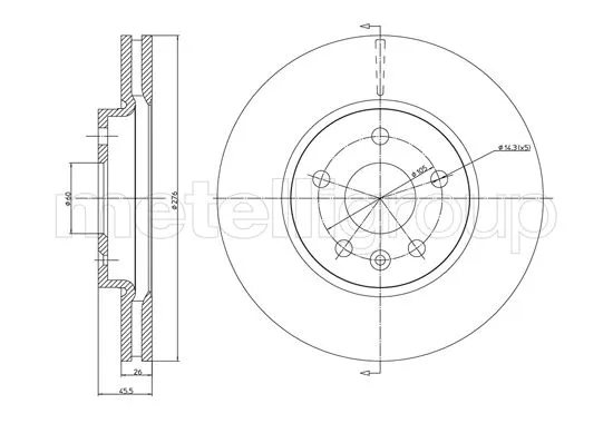 Brake Disc (23-1001C)