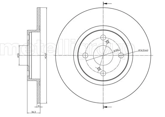 Brake Disc (23-0969C)