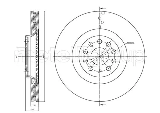Brake Disc (23-1243C)