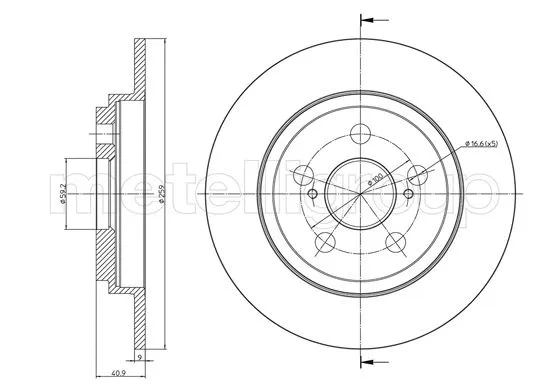 Brake Disc (23-1309C)