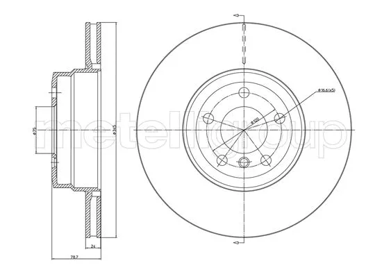 Brake Disc (23-1041C)