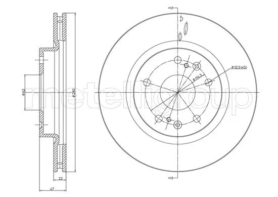 Brake Disc (23-1530C)