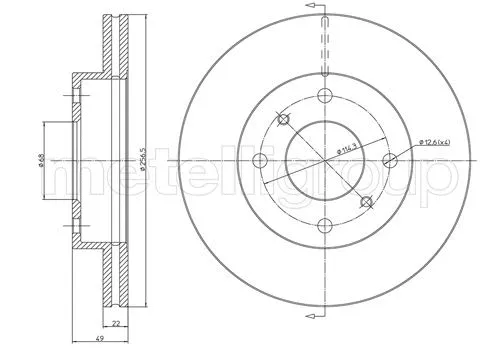 Brake Disc (23-0249C)