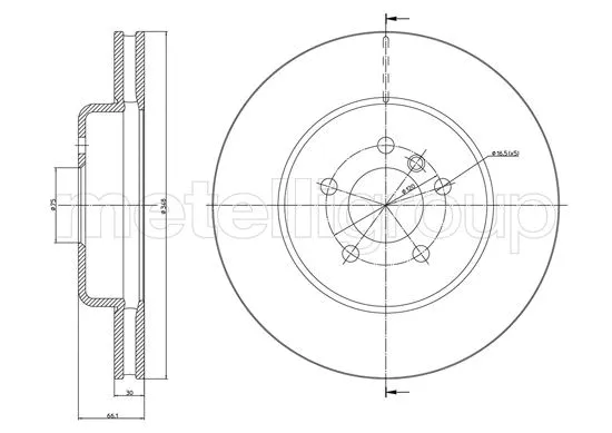 Brake Disc (23-1268C)