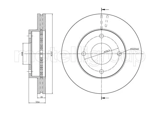 Brake Disc (23-1303)