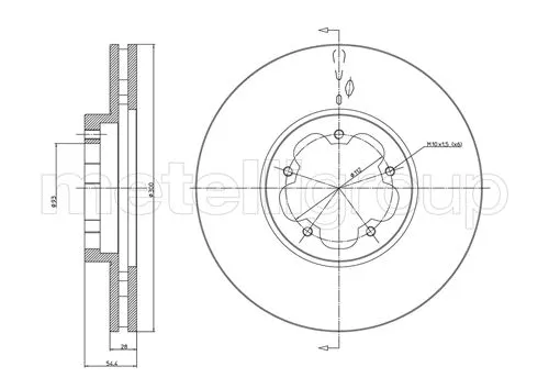Brake Disc (23-0899)