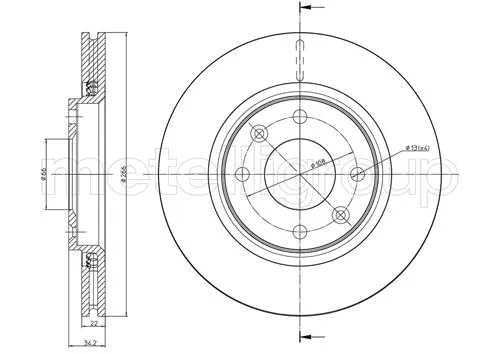Brake Disc (23-0555C)