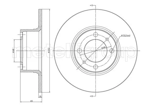 Brake Disc (23-0043)