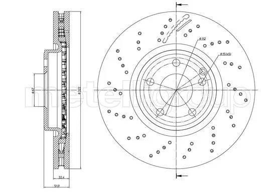 Brake Disc (23-1279FC)