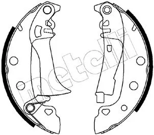 Brake Shoe Set (53-0555)
