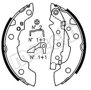 Brake Shoe Set (53-0623K)