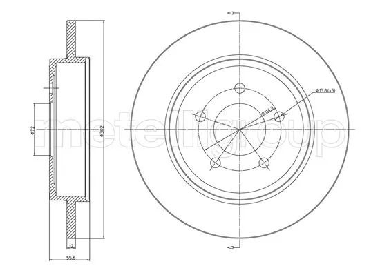 Brake Disc (23-1170C)
