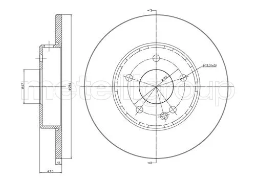 Brake Disc (23-0313C)