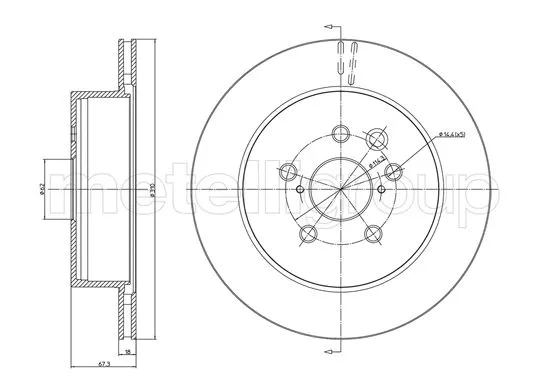 Brake Disc (23-1541C)