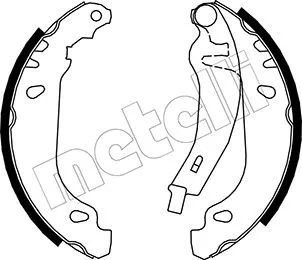 Brake Shoe Set (53-0345Y)