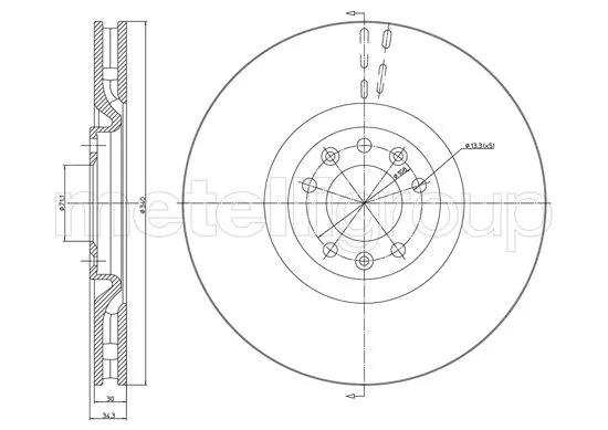 Brake Disc (23-1415C)